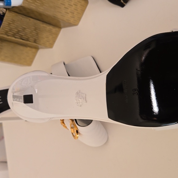 Versace Safety Pin strap Heels - Picture 4 of 4